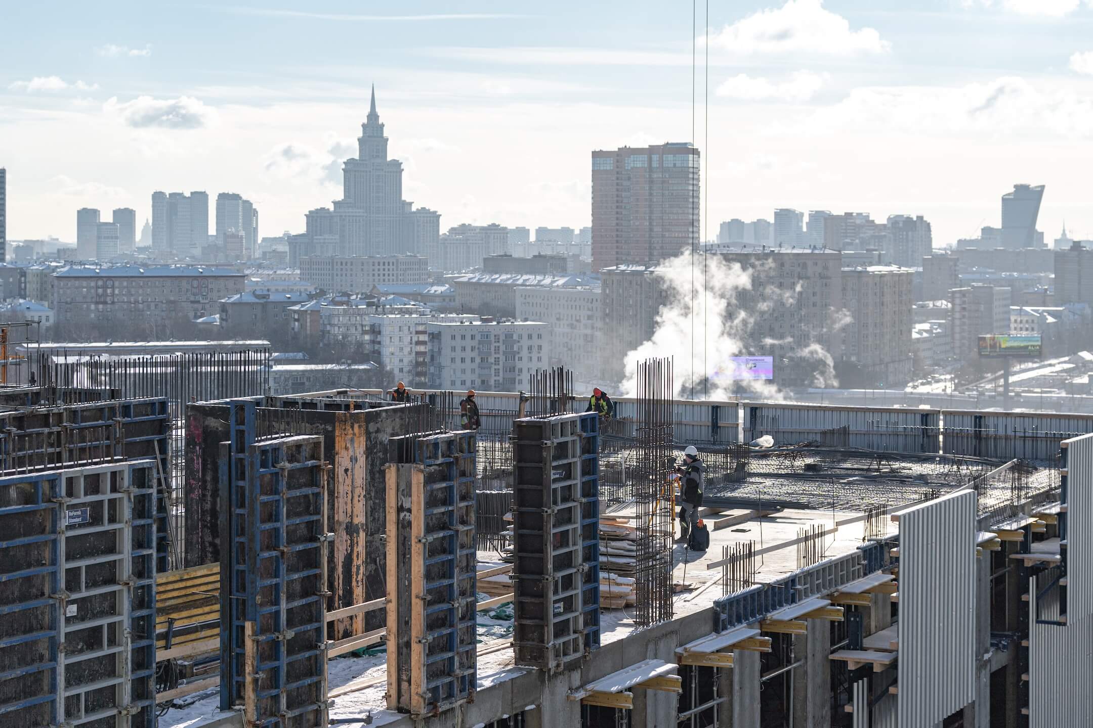 Ход строительства