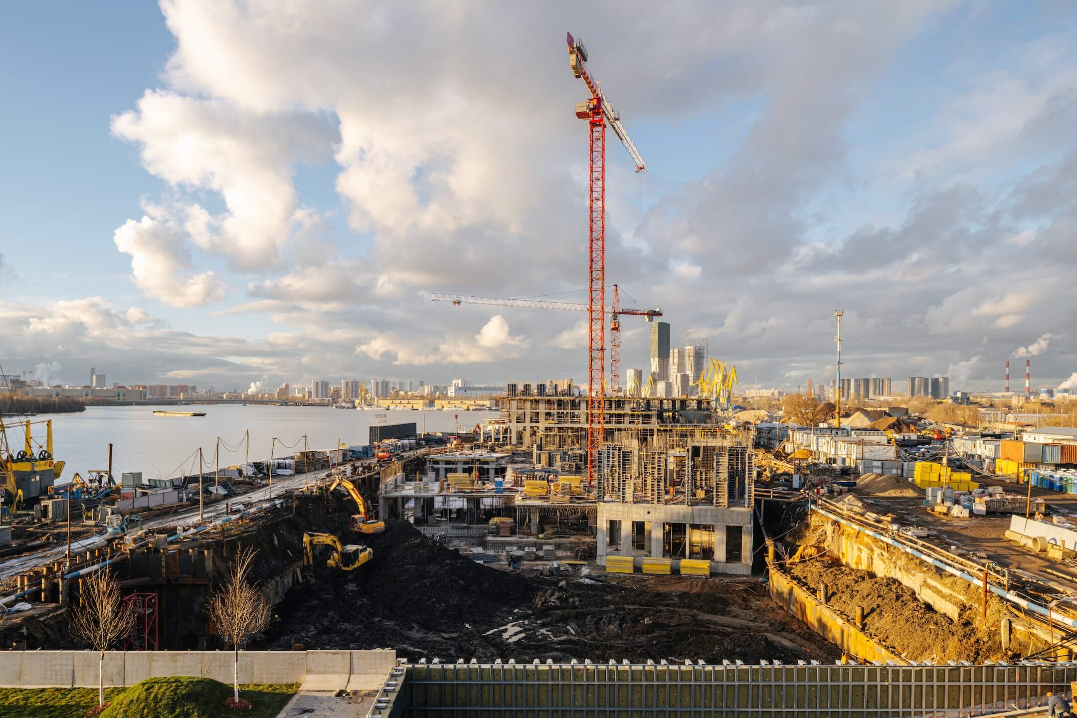 Ход строительства