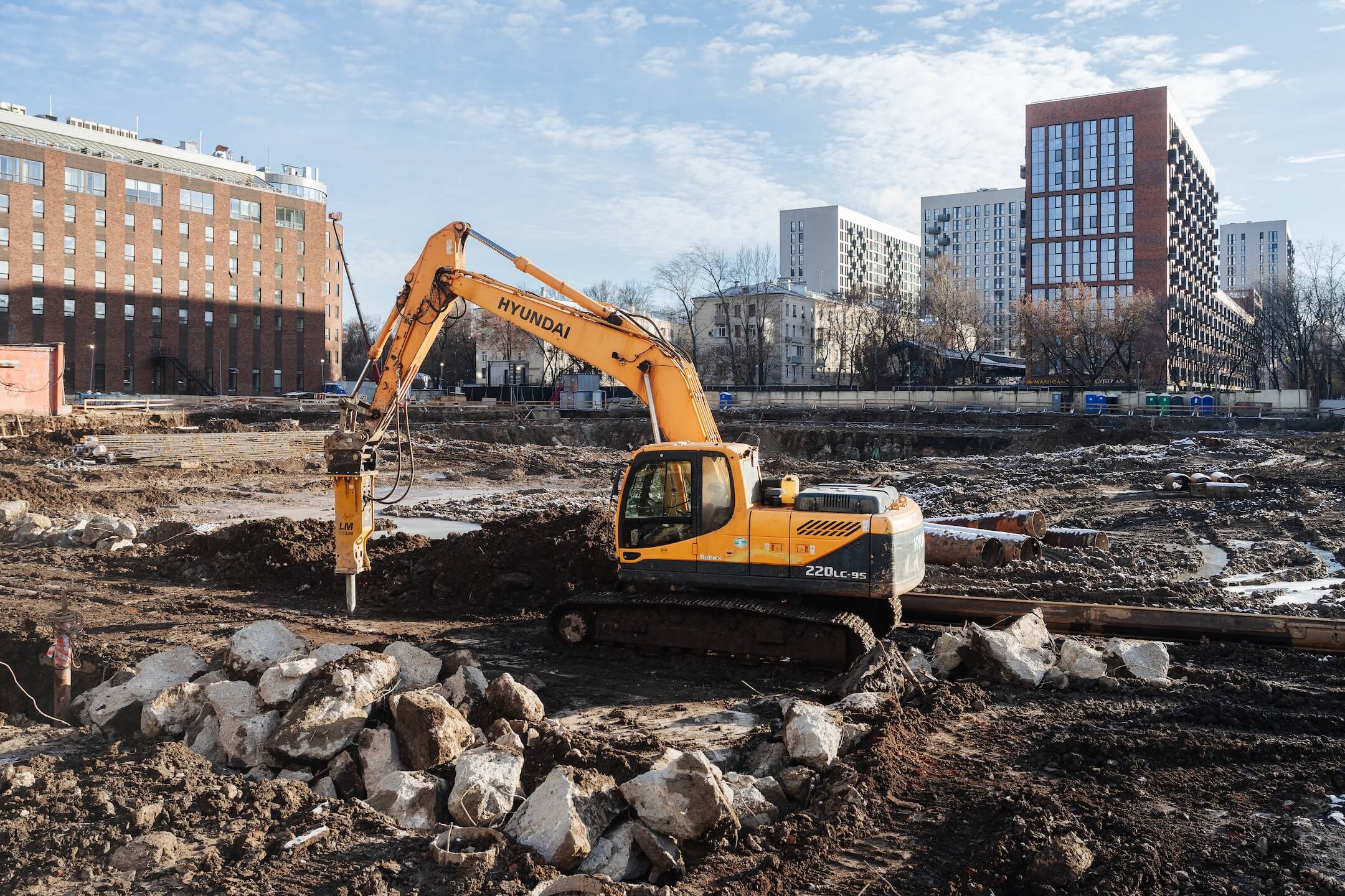 Ход строительства