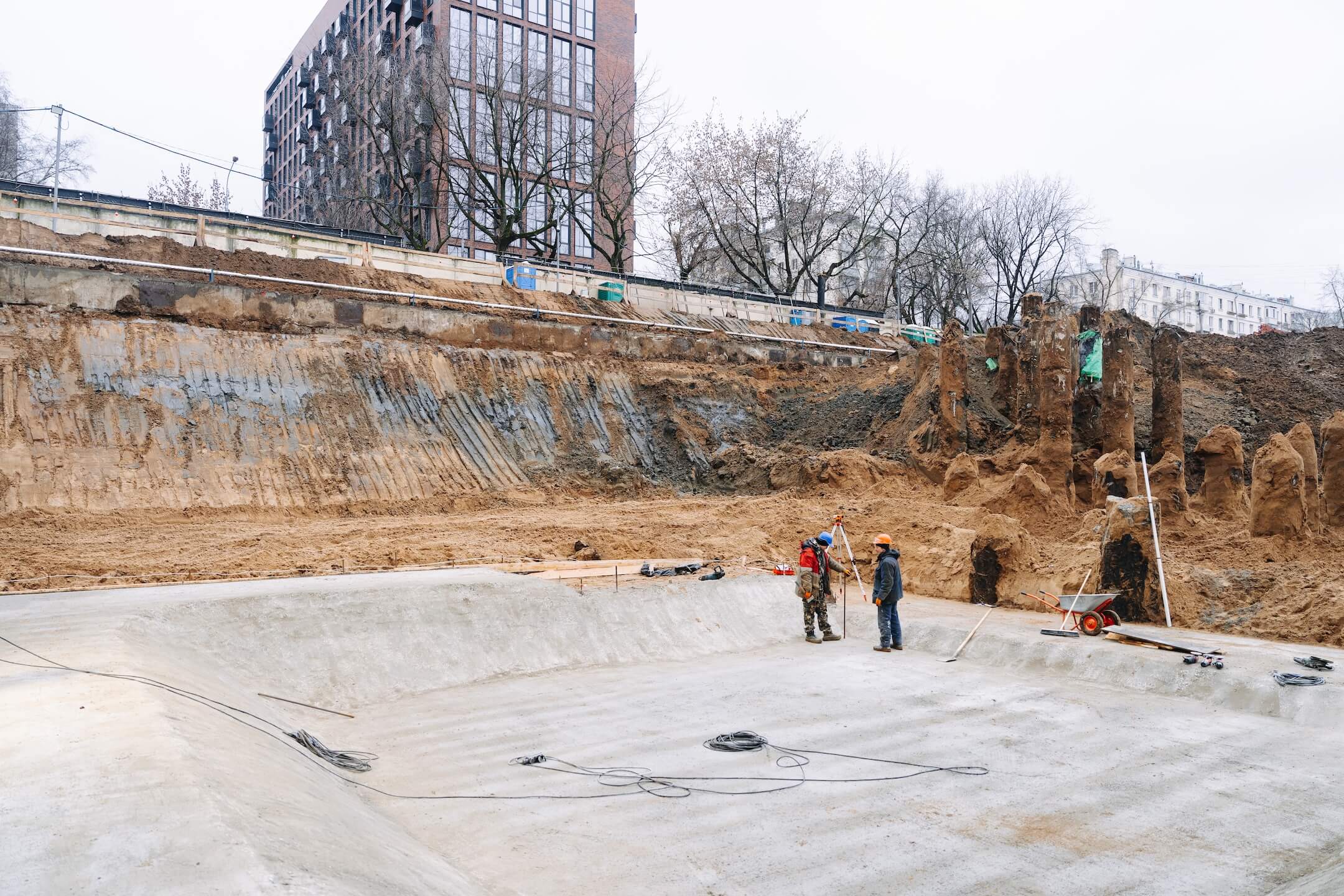 Ход строительства