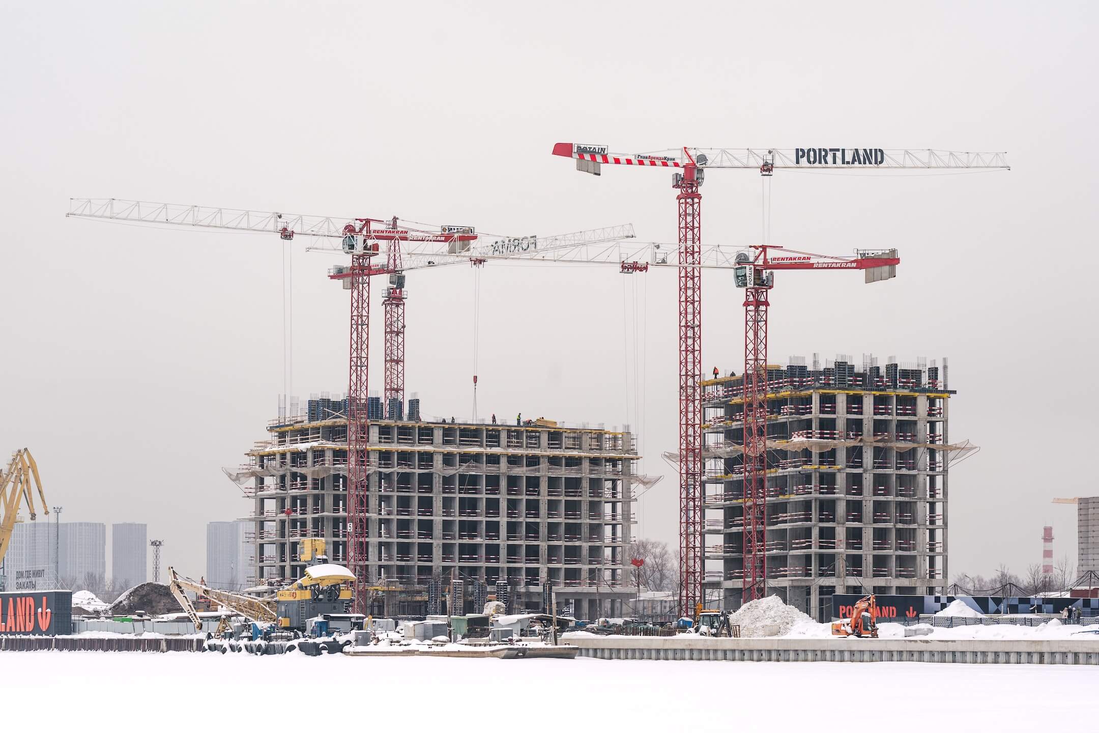 Ход строительства