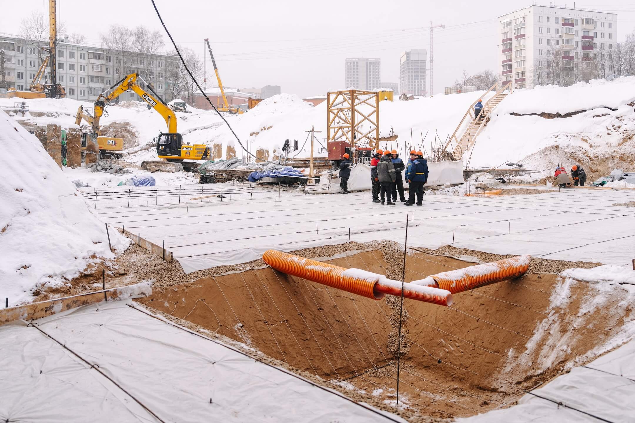 Ход строительства