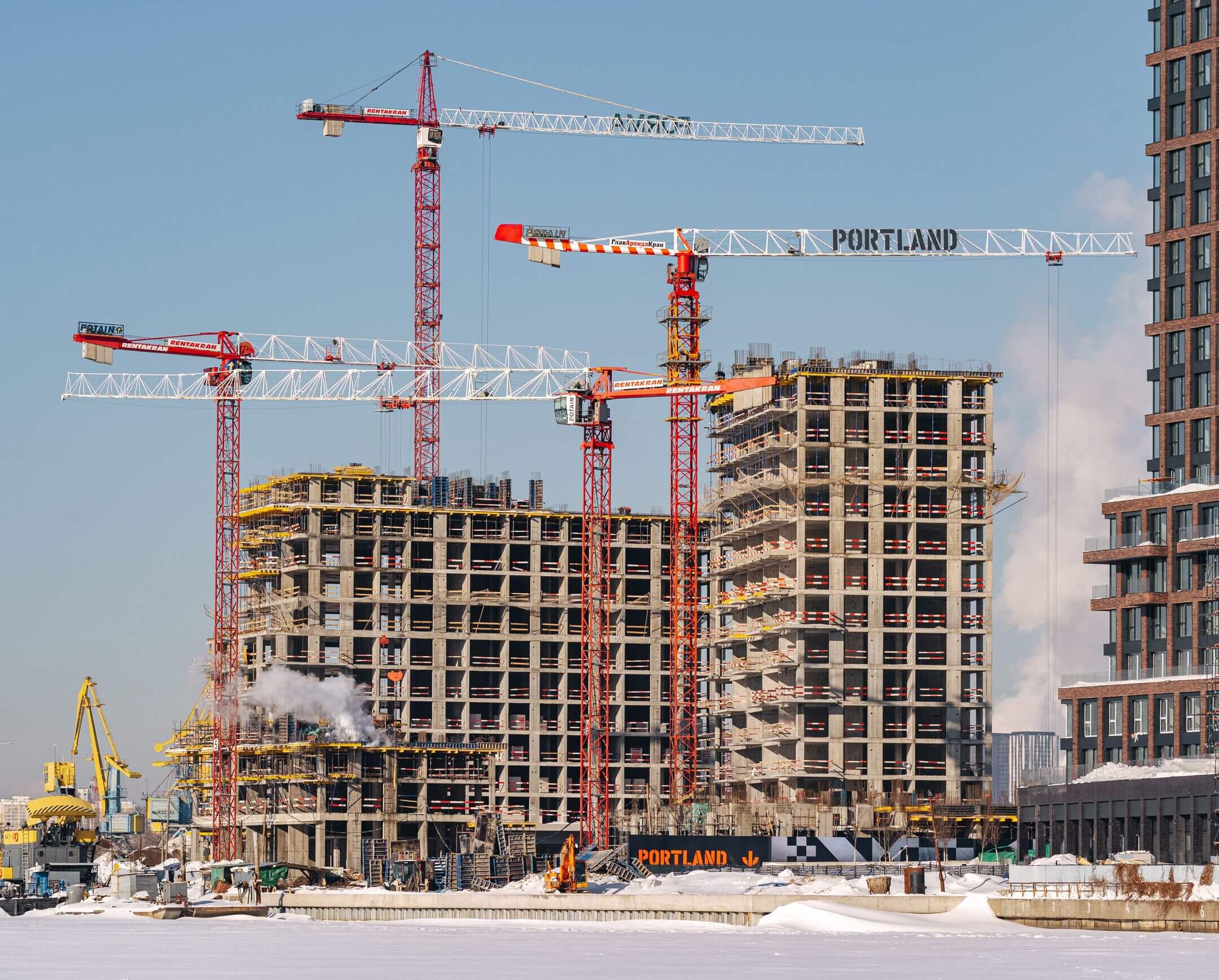 Ход строительства