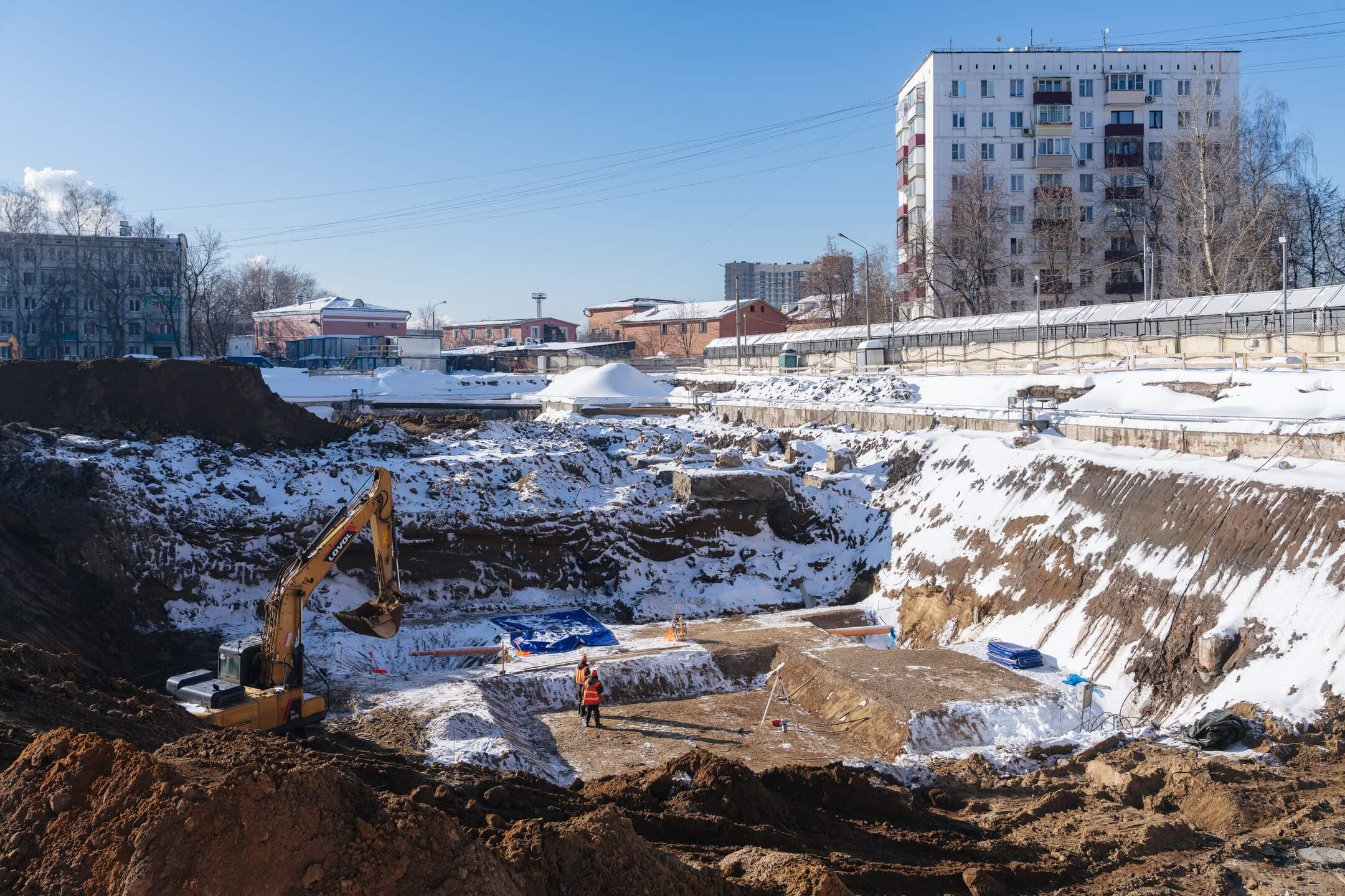 Ход строительства