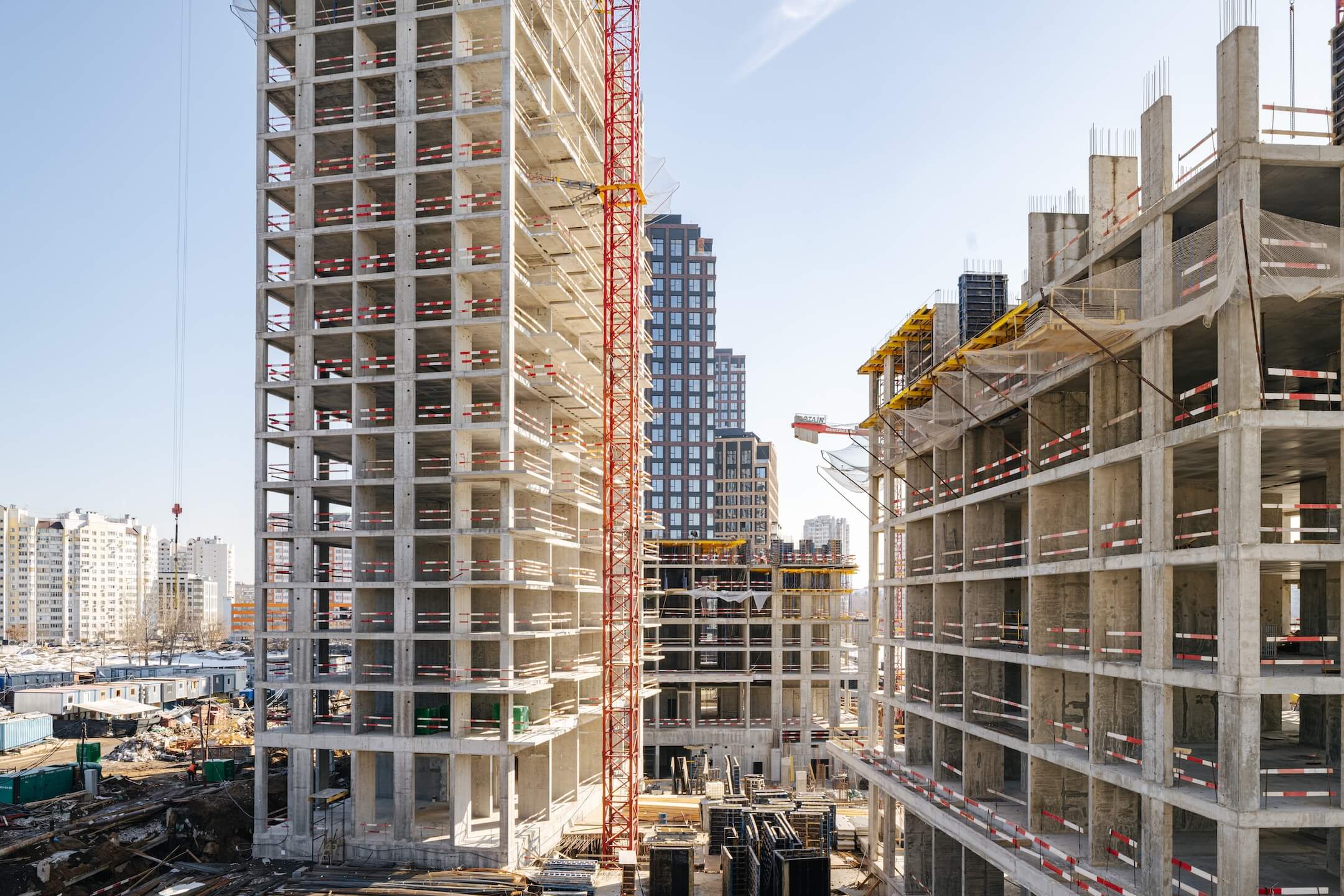 Ход строительства