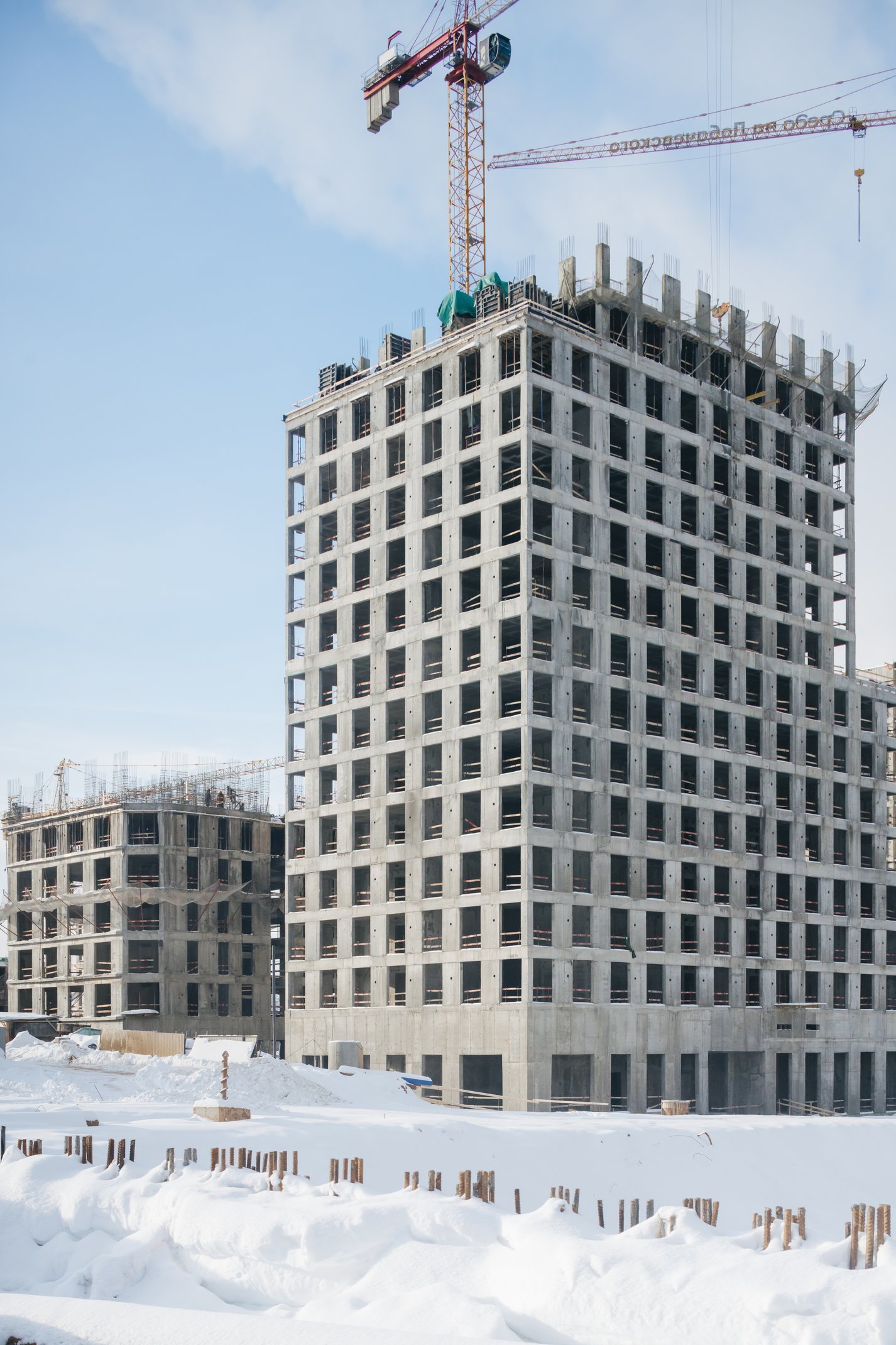 Ход строительства
