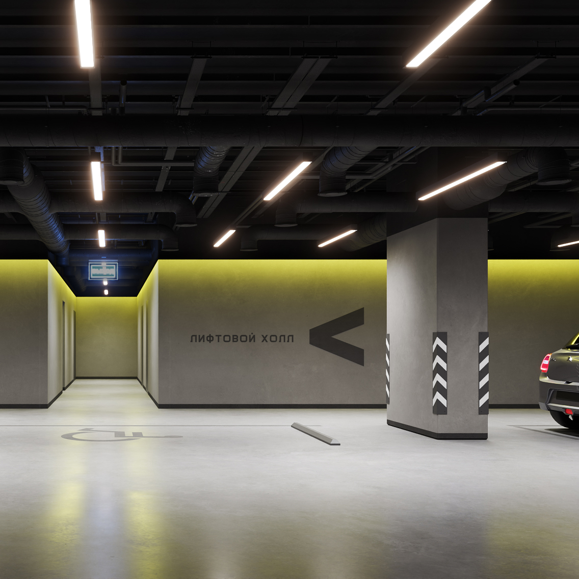 Подземный паркинг